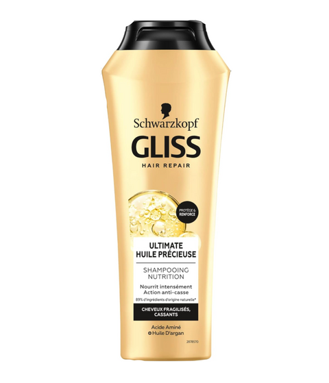 Schwarzkopf Gliss hair care product on a white background