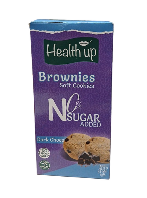 Health Up Brownies Soft cookies No Added Sugar Dark Choco 160g | Health Up In Lebanon