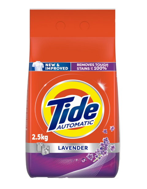 Tide Automatic With The Essence Of Lavender Detergent Powder 2.5Kg (OFFER 15%) | Tide In Lebanon