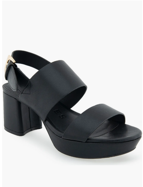 Aerosoles  Women's Black Camilia Heeled Sandals  |Aerosoles  in Lebanon