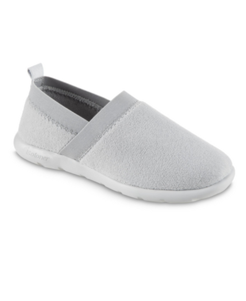 Isotoner Signature Women's Light Grey Indoor/Outdoor Sport Knit Lauren Slip-on Sneakers   |Isotoner Signature in Lebanon