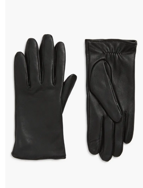Cole Haan Women's Black Leather Touchscreen Gloves | Cole Haan In Lebanon