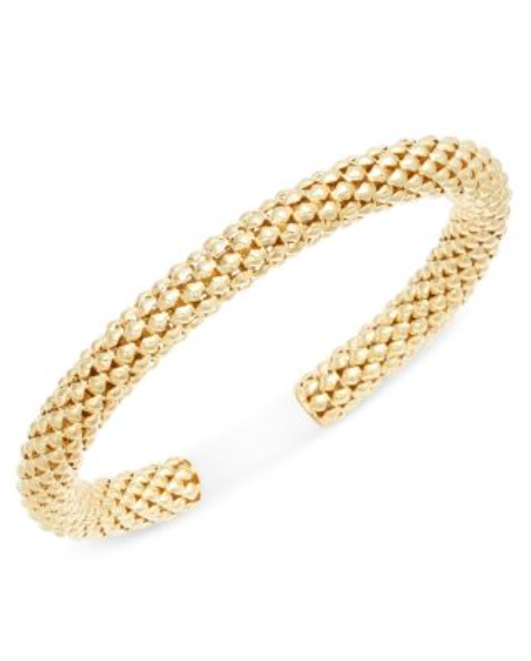 Jennifer Zeuner Women's Black Plated Multi Genuine Stone Stretch Bracelet | Jennifer Zeuner in Lebanon
