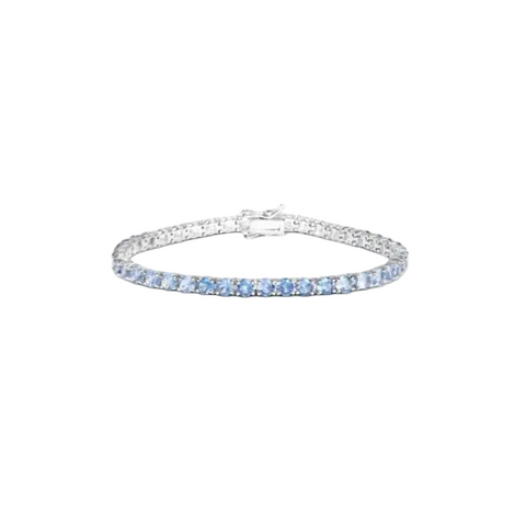 Giani Bernini Women's Blue Ombre Cubic Zirconia Tennis Bracelet | Giani Bernini In Lebanon