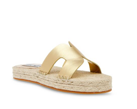 Steve Madden Women's Gold Cheer Up  Sandals |  Steve Madden in Lebanon