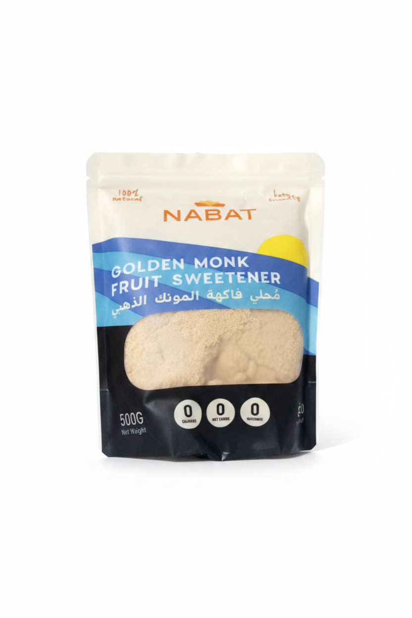 Nabat Natural Golden Monk Fruit Sweetener 500G | Nabat In Lebanon