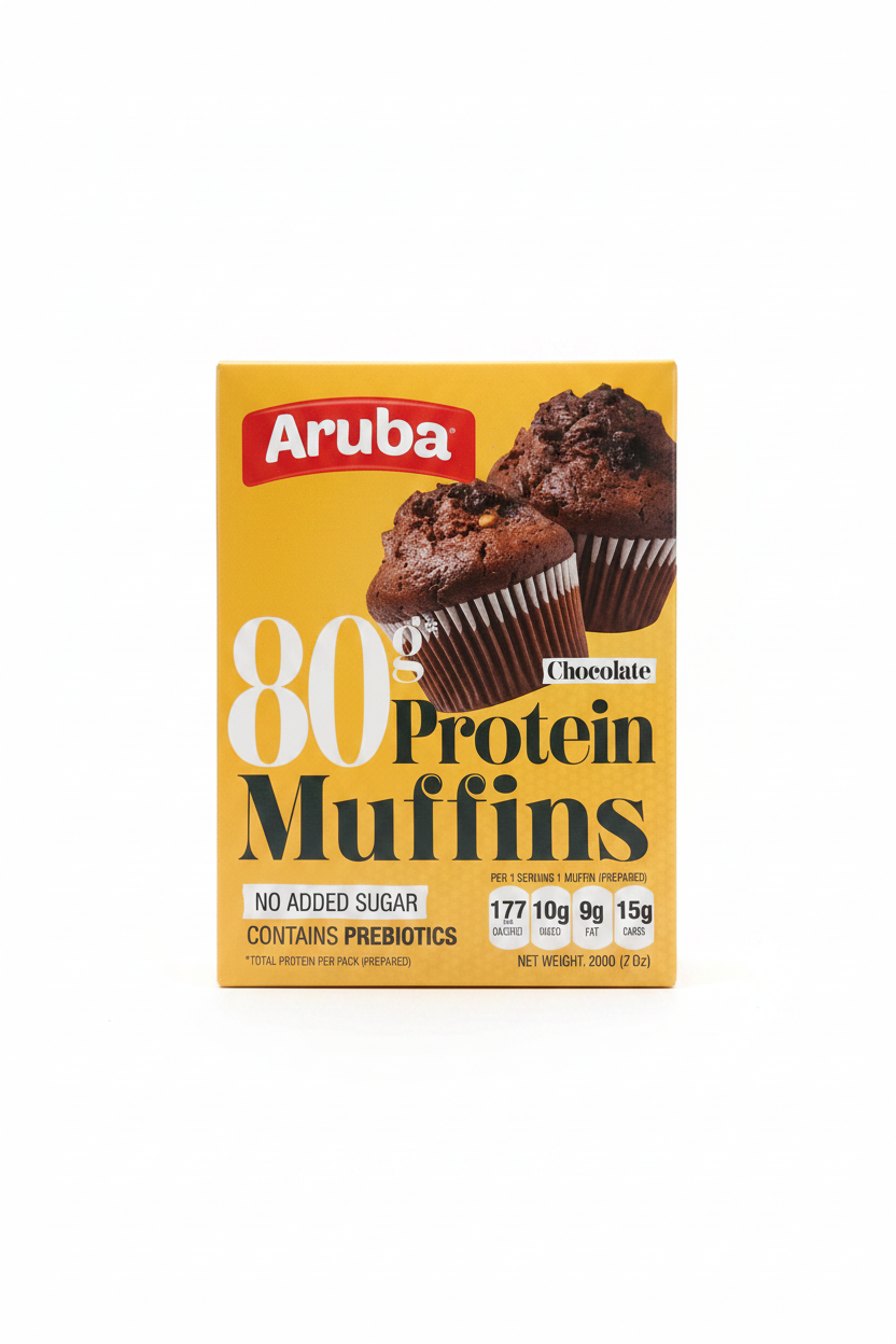 Aruba Muffins Protein 80g Chocolate