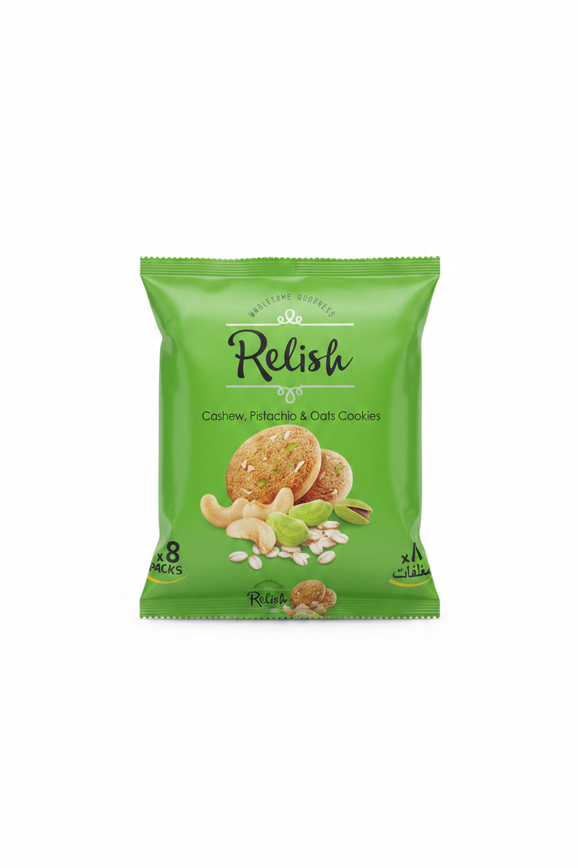 Relish Cashew, Pistachio & Oats Cookies