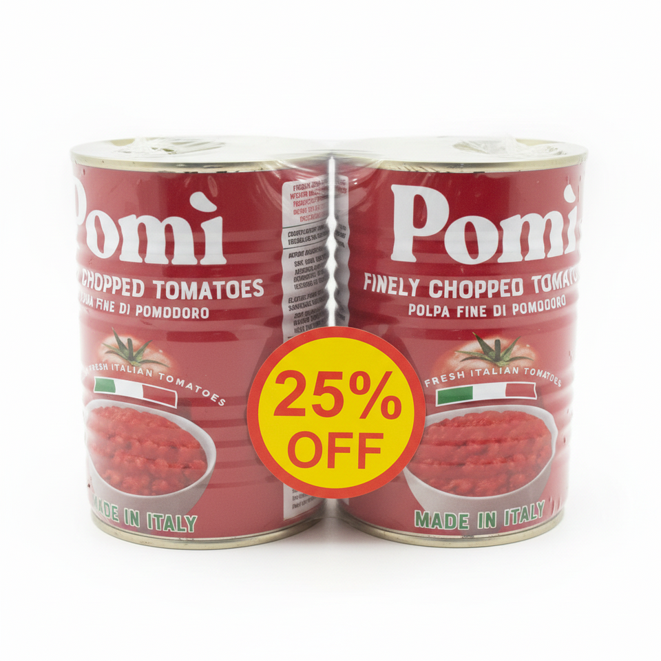 Pomi Finely Chopped Tomatoes 400g*2 25% Off