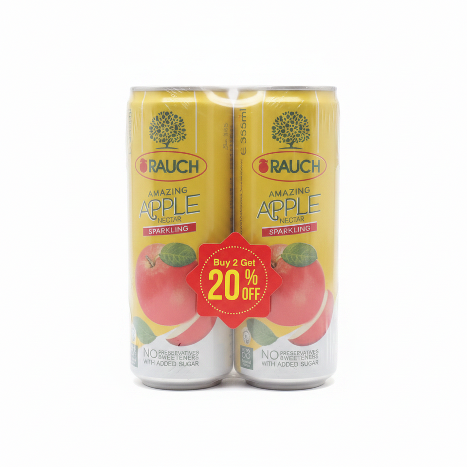 Rauch Can Sparkling Apple 2*355ml 20%Off