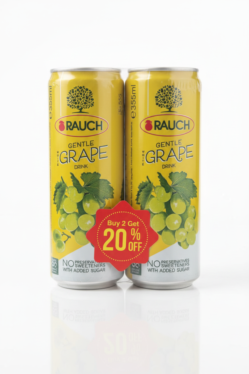 Rauch Gentle White Grape Drink 2*355ml 20%Off