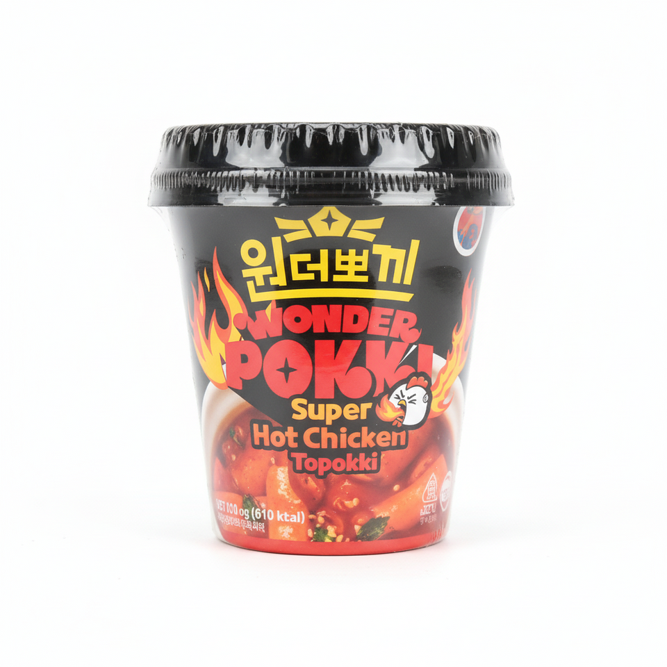 Wonder Pokki Super Hot Chicken Topokki 120g