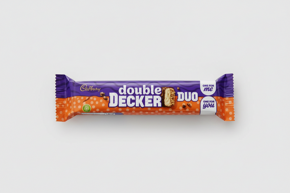 Cadbury Double Decker Duo Chocolate Bar 74g