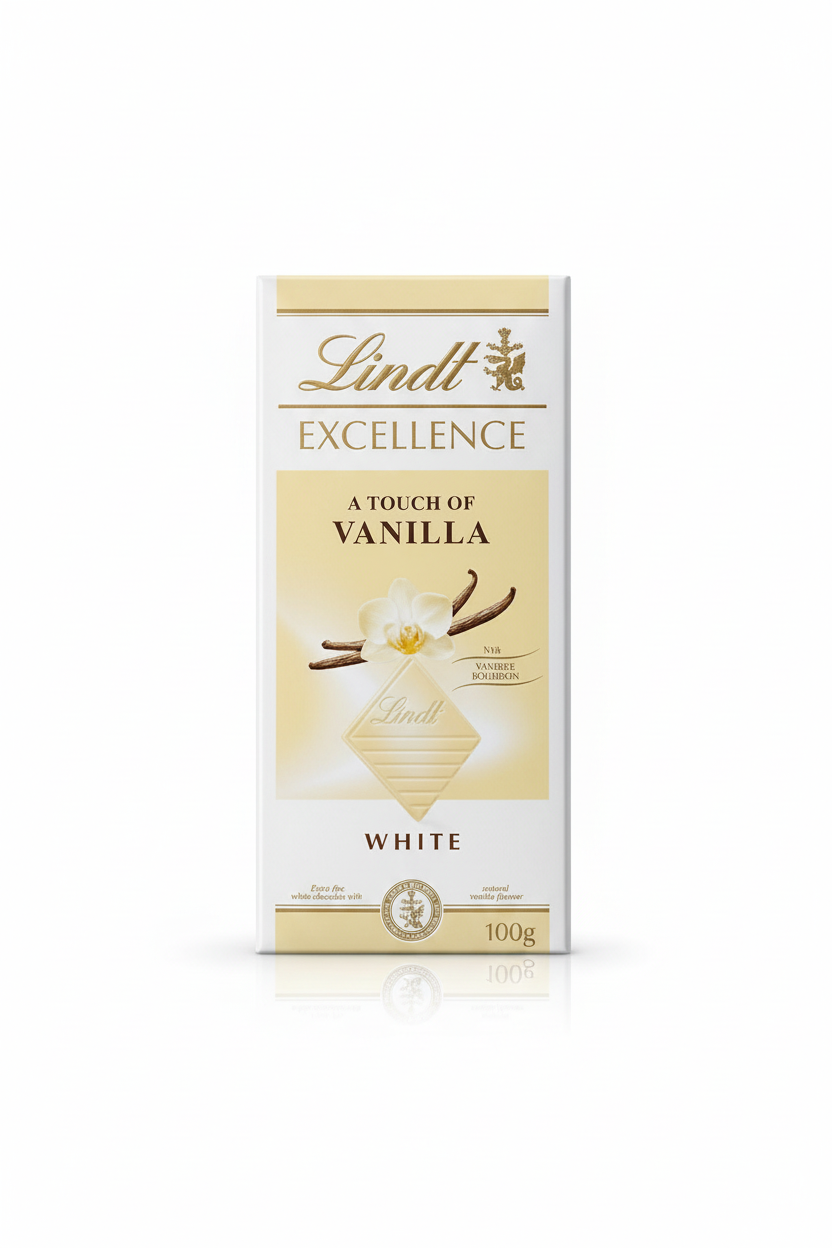 Lindt Excellence Vanilla Chocolate Bar 100g