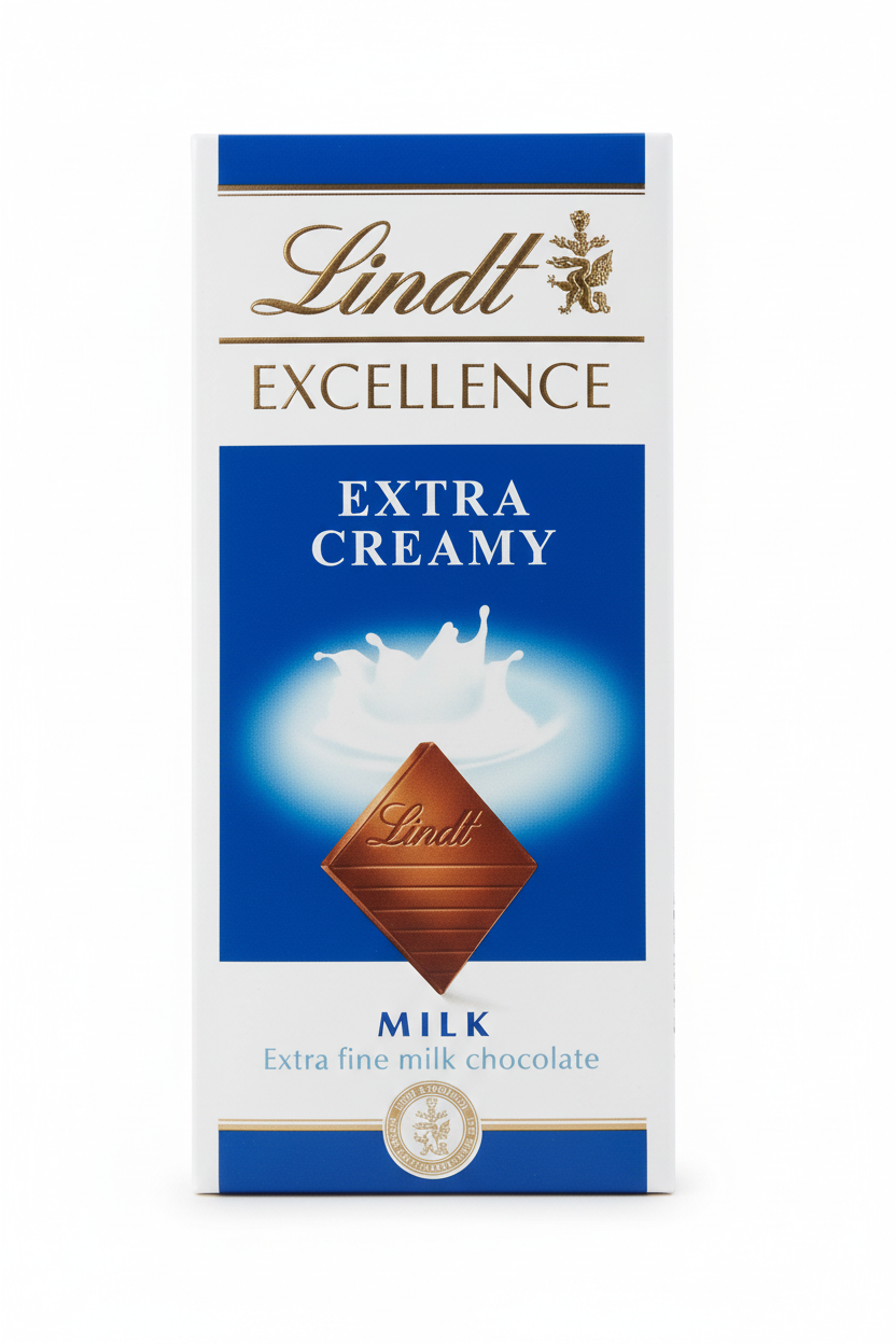 Lindt Excellence Extra Creamy Chocolate Bar 100g