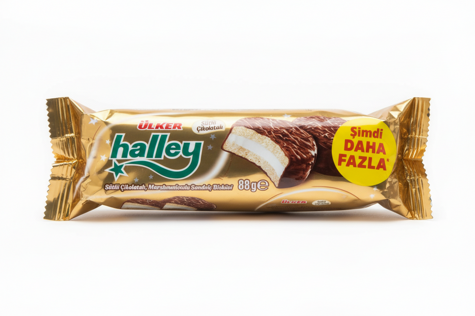 Ulker Halley Marshmallow Sandwich Biscuit