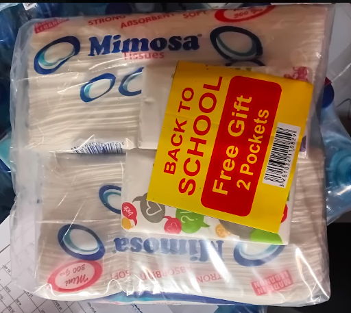 Mimosa Tissue Back To School Free Gift 2 Pockets