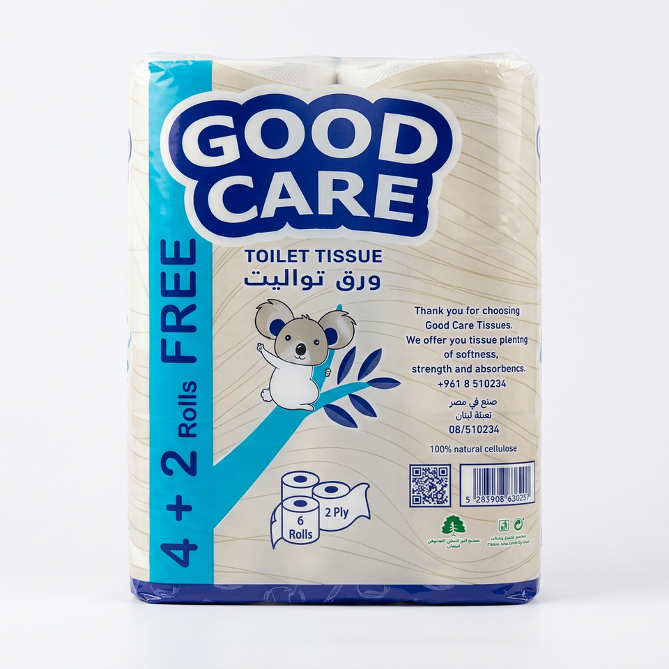 Good Care Toilet Tissue 4+2 Rolls Free
