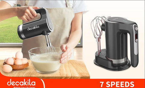 Decakila Cordless Hand Mixer 7 Speeds KMMX006B