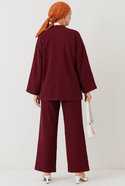 Big Dart Women's Burgundy Set | Big Dart In Lebanon