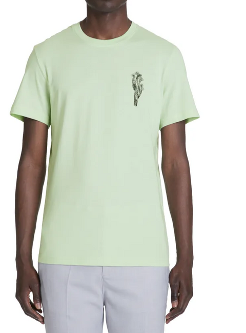 Celio Men's Mint Green Graphic T-Shirt | Celio in Lebanon