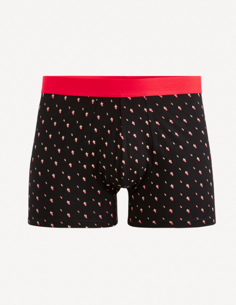 Celio Men's  Black with Strawberry Print Boxer  |Celio  in Lebanon