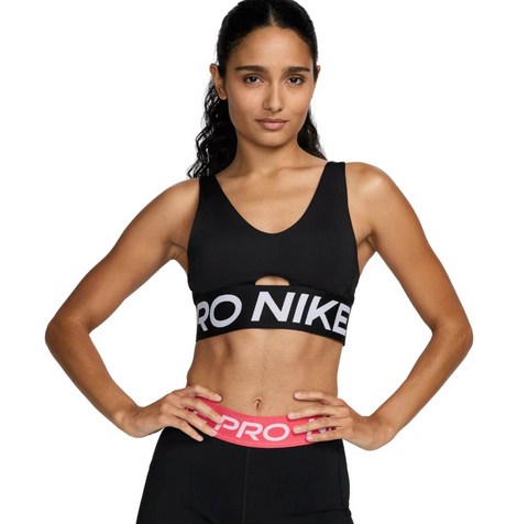 Nike Women's Black Pro Indy Plunge Sport Bra | Nike  in Lebanon