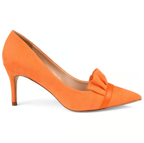 Journee Collection Women's Orange Marek Heels | Journee Collection In Lebanon