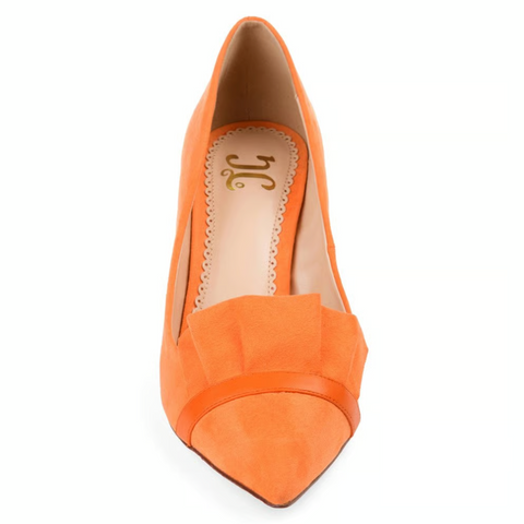 Journee Collection Women's Orange Marek Heels | Journee Collection In Lebanon