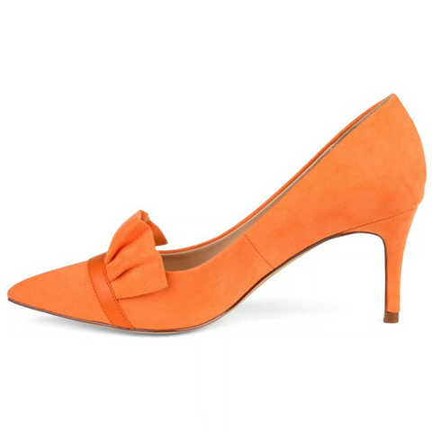Journee Collection Women's Orange Marek Heels | Journee Collection In Lebanon