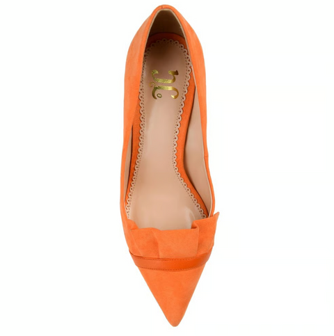 Journee Collection Women's Orange Marek Heels | Journee Collection In Lebanon