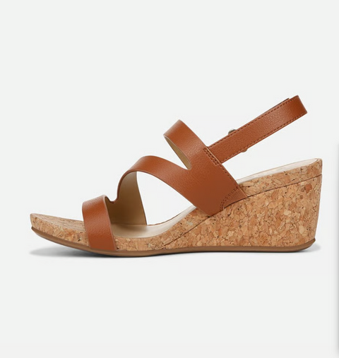 Naturalizer Women's Brown Adria Wedge Heeled  Sandals  |  Naturalizer in Lebanon