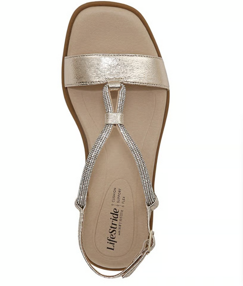 Life Stride Women's Beige Radiant Slingback  Sandals |  Life Stride  in Lebanon