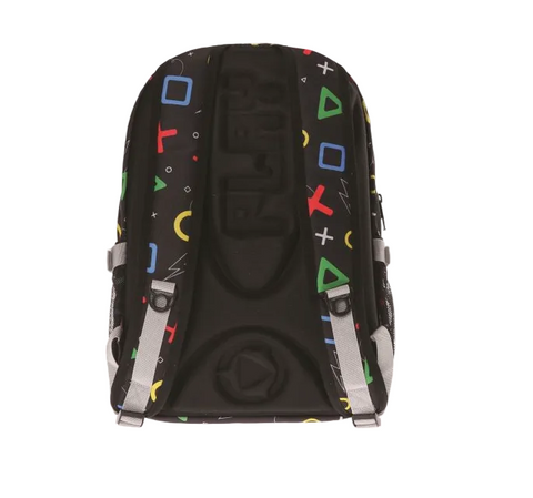 Play Remax Boy's Black Printed 3 compartment Backpack 44x32x18 cm | Play Remax In Lebanon