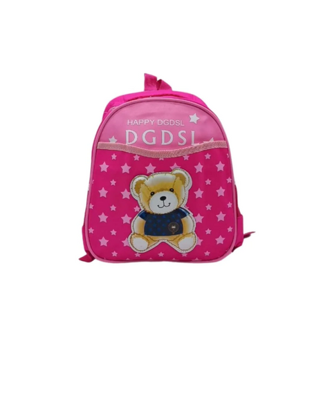 SD Girl's Fuchsia Bear Print Backpack 34x26x10cm | SD In Lebanon