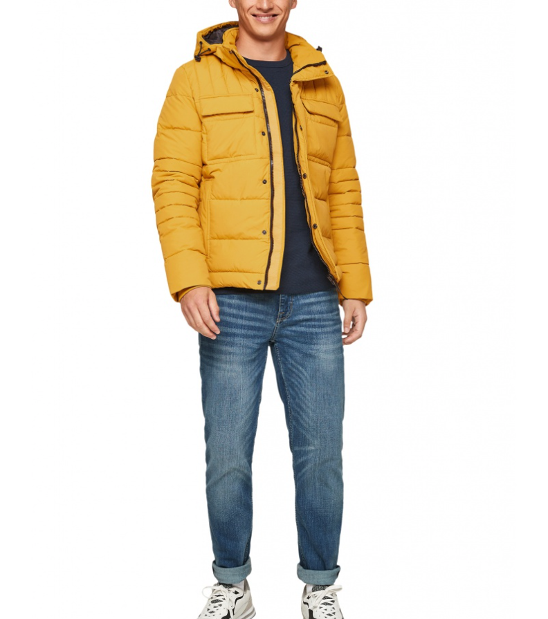 S.Oliver Men's Mustard Puffer Jacket | S.Oliver In Lebanon