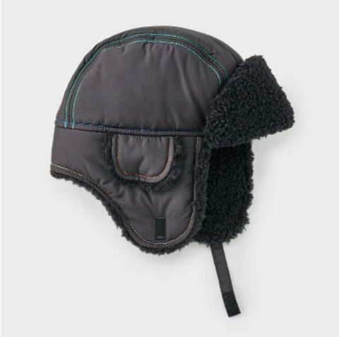 Cat & Jack Boy's Black Shearling Trapper Hats | Cat & Jack In Lebanon