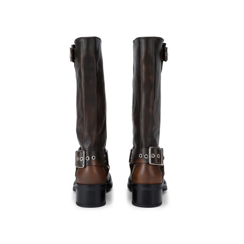 Steve Madden Women's Dark Brown Leather Beau  Boots  | Steve Madden in Lebanon