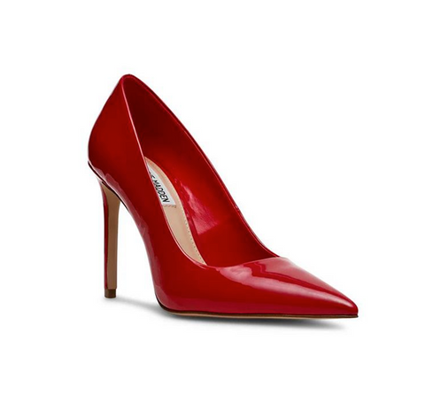 Steve Madden Women's Red Leather Eden Heels | Steve Madden In Lebanon