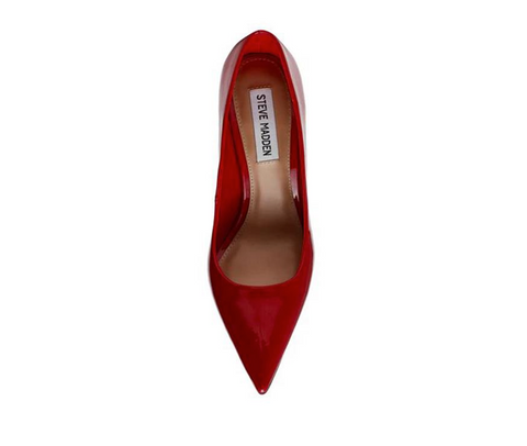 Steve Madden Women's Red Leather Eden Heels | Steve Madden In Lebanon