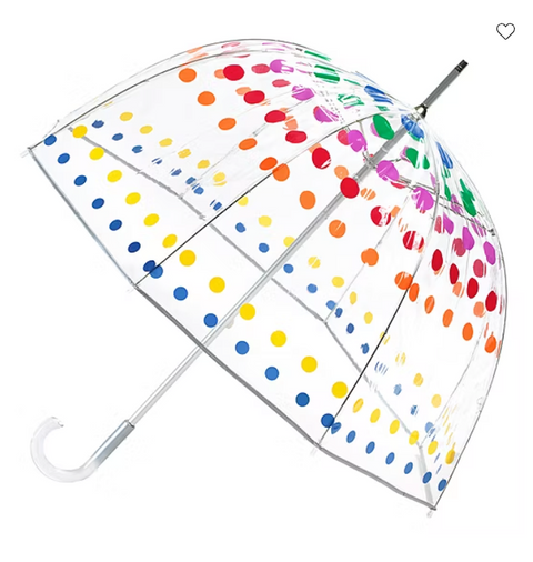 Totes Signature Women's Clear Polka Dot Bubble Umbrella | Totes Signature In Lebanon