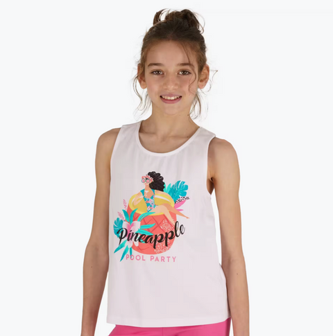 Top Top By Charanga Girl's White Tank Top | Top Top In Lebanon