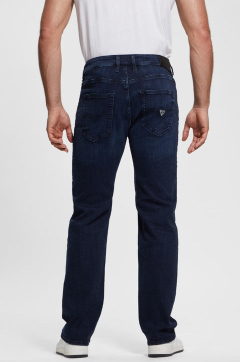 Guess Men's Navy Slim Tapered Jeans | Guess In Lebanon