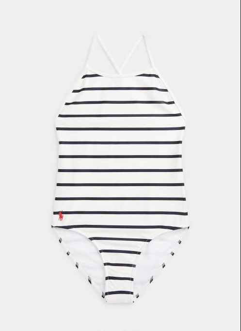 Polo Ralph Lauren Women's Black & White One-Piece Swimsuit | Polo Ralph Lauren In Lebanon
