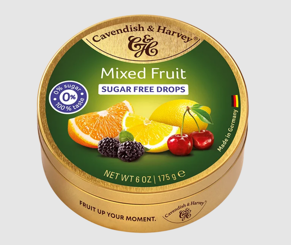 Cavendish & Harvey Drops Mixed Fruit Sugar Free 175g |Cavendish & Harvey In Lebanon