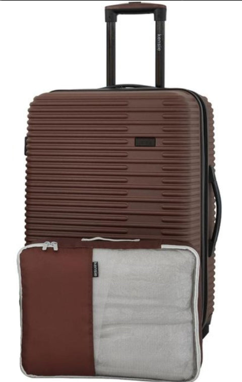 Kensie Brown Hillsboro Expandable Rolling Hardside Luggage Bag | Kensie In Lebanon