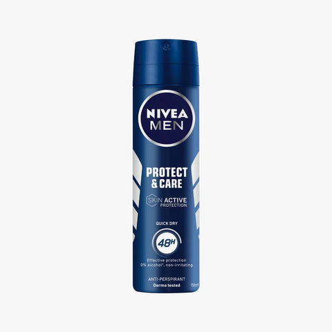 Nivea Men Skin Active Protection Protect & Care Anti-Perspirant Dermo Tested 150ml  | Nivea In Lebanon