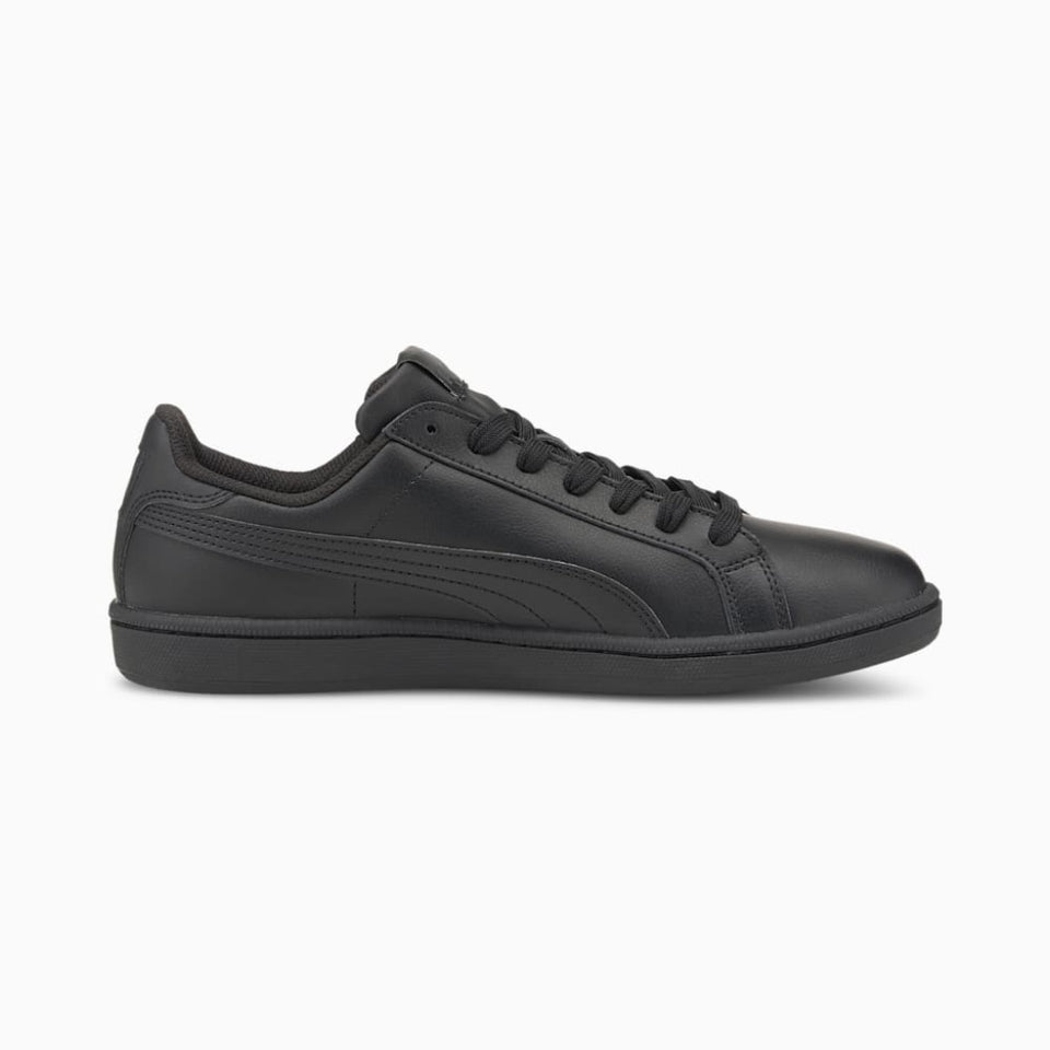 Puma Unisex Adult Black Smash Leather Sneakers