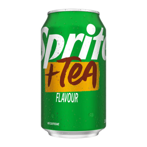 Sprite + Tea Lemon-Lime and Tea Flavored Soda Can 335ml | Sprite In Lebanon
