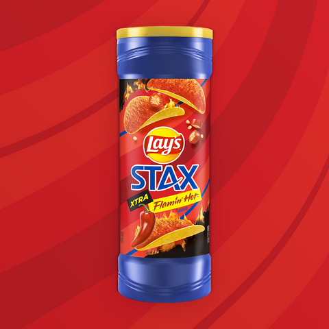Lay's Stax Xtra Flamin Hot Potato Chips | Lay's Stax In Lebanon
